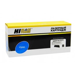 Картридж HP Q6001A, голубой, с чипом, восст., Hi-Black