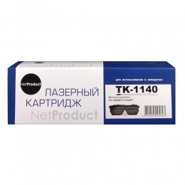 Тонер-картридж Kyocera FS-1035/1135, туба, 7.2K, NetProduct (TK-1140)