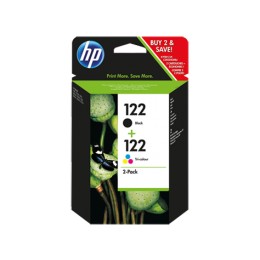 Картридж HP CR340HE (CH561HE черный № 122 + CH562HE 3-х цветный № 122), комплект, оригинальный