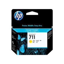 Картридж HP CZ132A желтый № 711, оригинальный