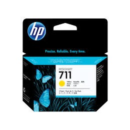 Картридж HP CZ136A (3*CZ132A желтый № 711), строенная упаковка, оригинальный