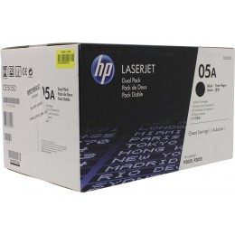 Картридж лазерный HP CE505D (2*CE505A черный), сдвоенная упаковка, оригинальный